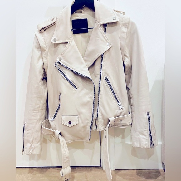 NWOT ALL SAINTS MORGAN 2-IN-1 BIKER JACKET - Picture 6 of 7